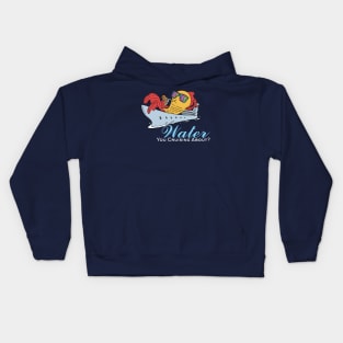 Water You Cruising About Relax Fish on Sunglasses Pun Kids Hoodie